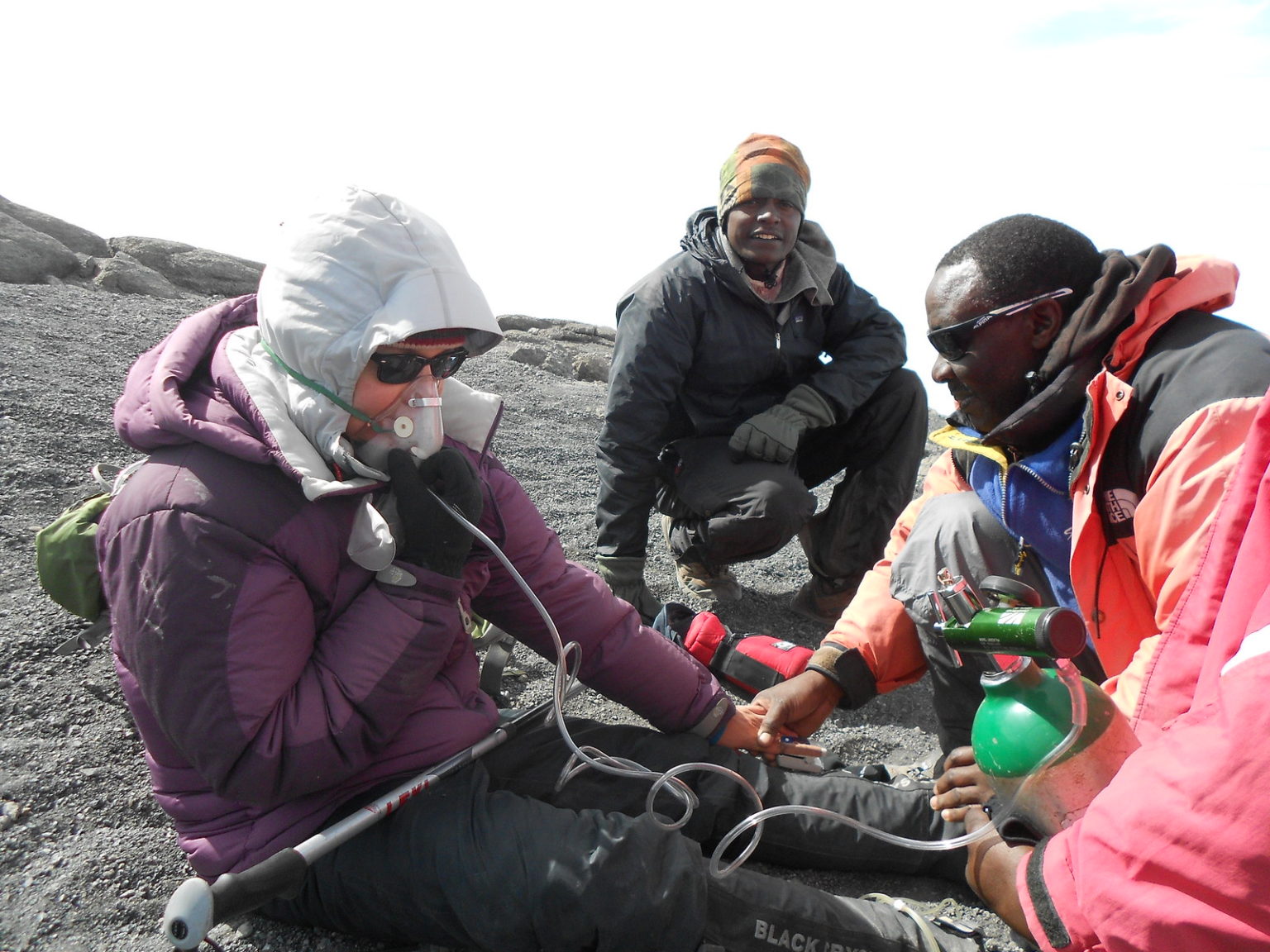 How Safe Is It to Climb Mount Kilimanjaro? | Complete Safety Guide by Boko Explorers 1 Kilimanjaro guide monitoring climber health at high altitude