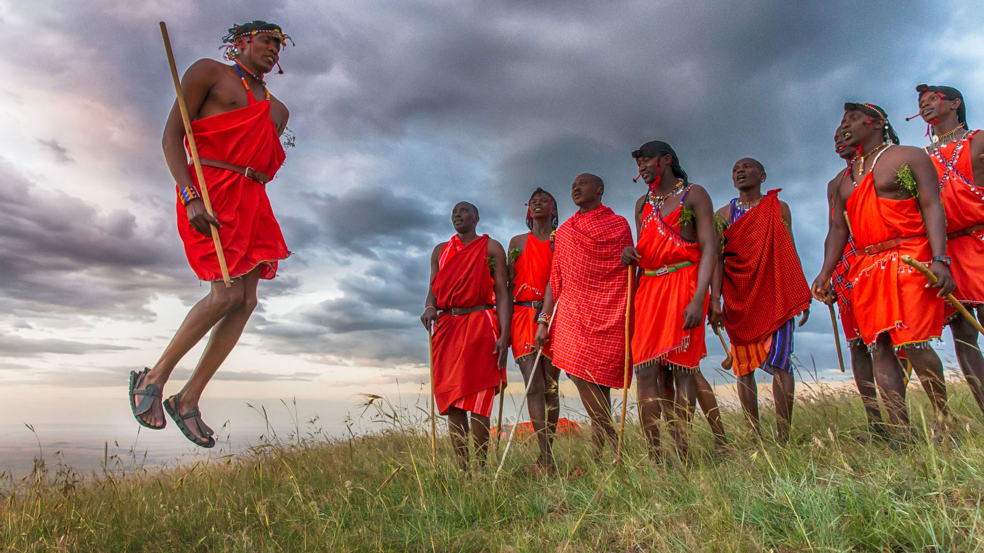 Maasai Village Visit in Tanzania – Authentic Cultural Experience with Boko Explorers 4 magestic maasai serengeti jumping