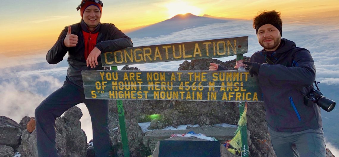 Mount Meru Climb Guide 2026 | Route, Itinerary, Cost & Expert Tips 1 Mount Meru and safari landscape